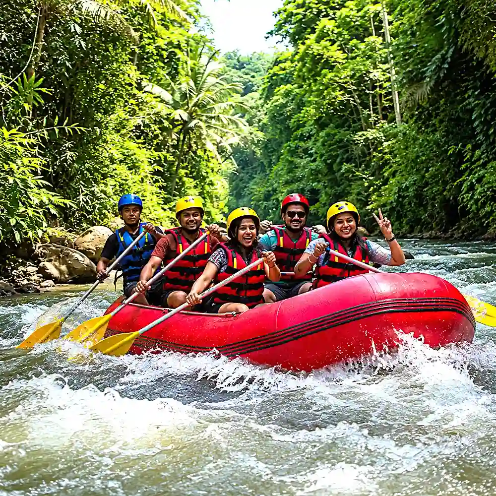 Bali Rafting Adventure Tour in Ubud Bali with Ayung River White Water Rafting Package Best Bali Outdoor Activity Booking