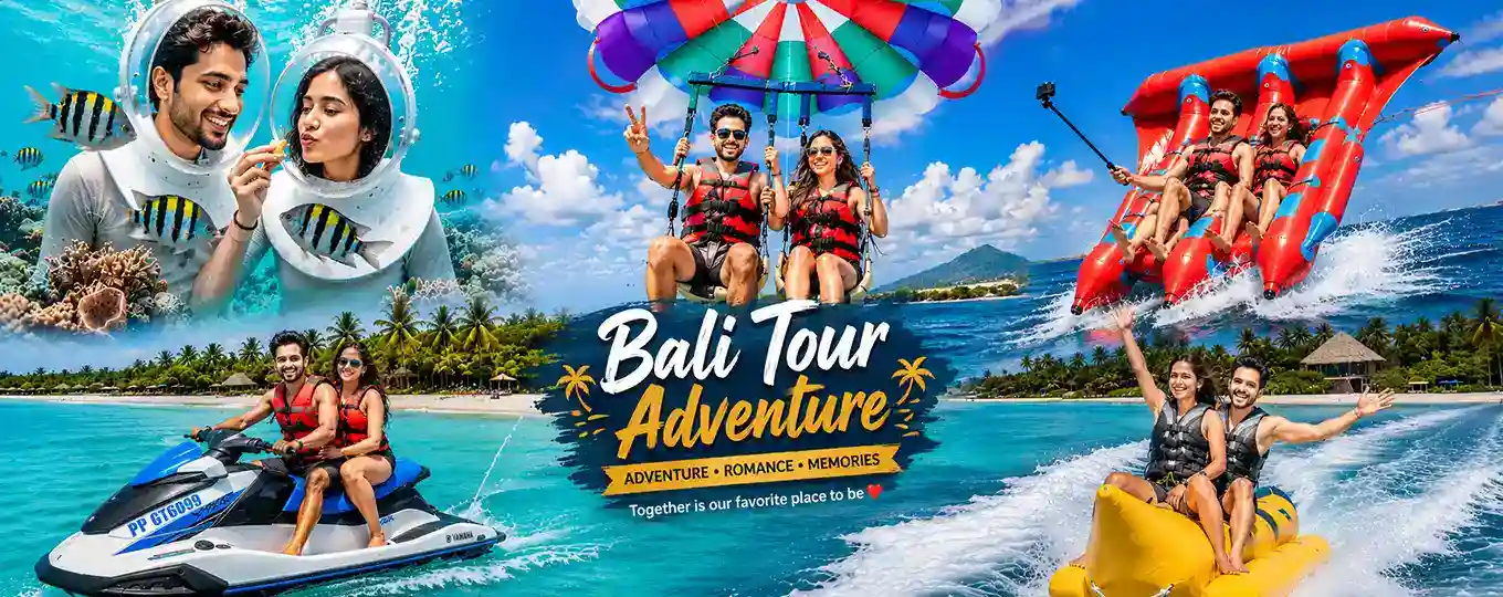 Best Bali water sport package with jet ski parasailing and banana boat activities