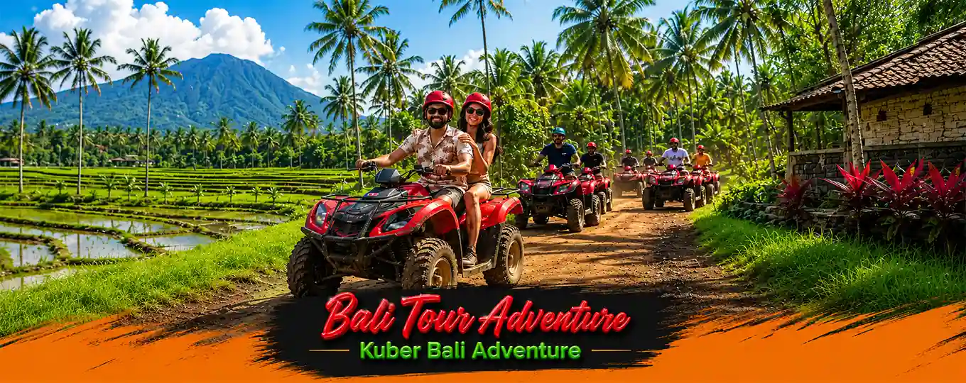 Kuber Bali ATV Adventure Ubud best ATV ride in Bali through tunnel waterfall and jungle