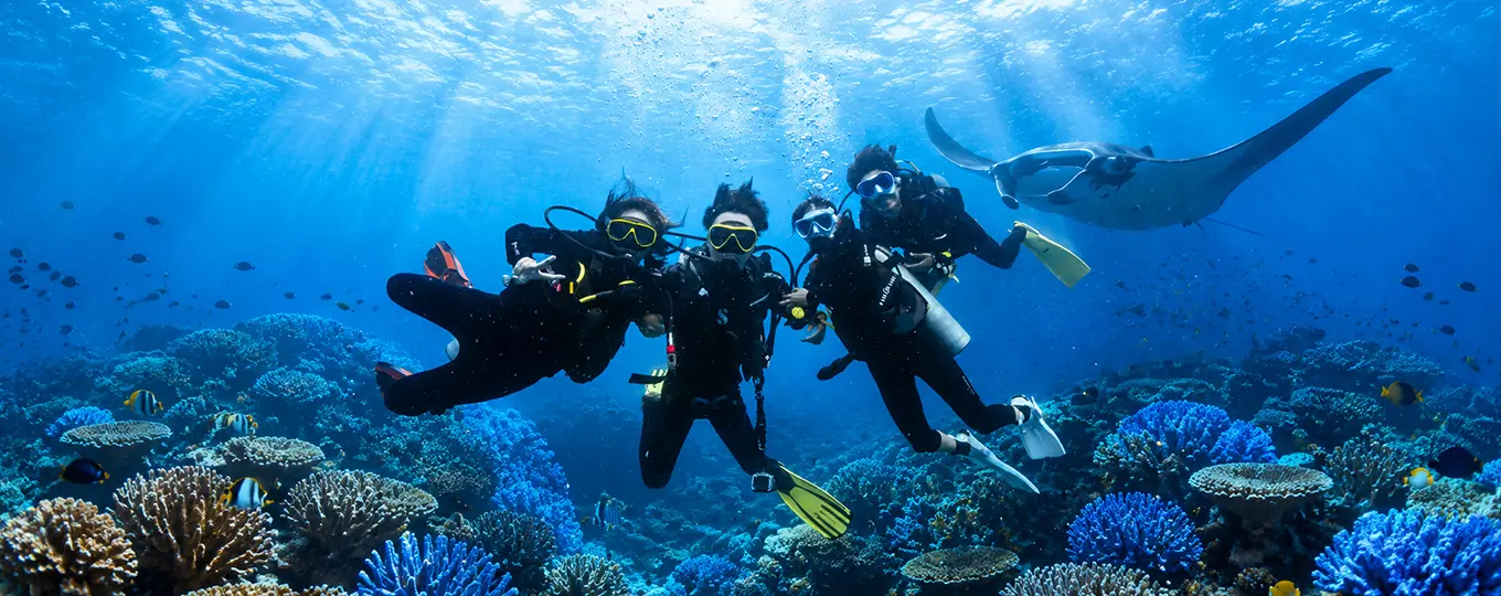 Book Scuba Dive Manta Point Nusa Penida Bali experience with giant manta rays and crystal clear ocean adventure